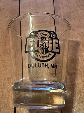 Duluth MN Clear The Edge waterpark Shot Glass